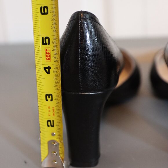 LifeStride Velocity With Memory Foam Mason Black Chunky Heel Shoe Size 10W - Picture 6 of 14